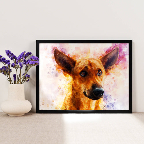 Watercolour Pet Portrait