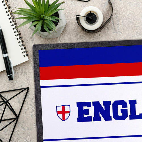 England Stripe -  Retro Door Mat - 60cm x 40cm