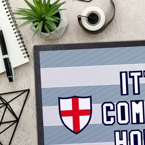 England It's Coming Home -  Retro Door Mat - 60cm x 40cm