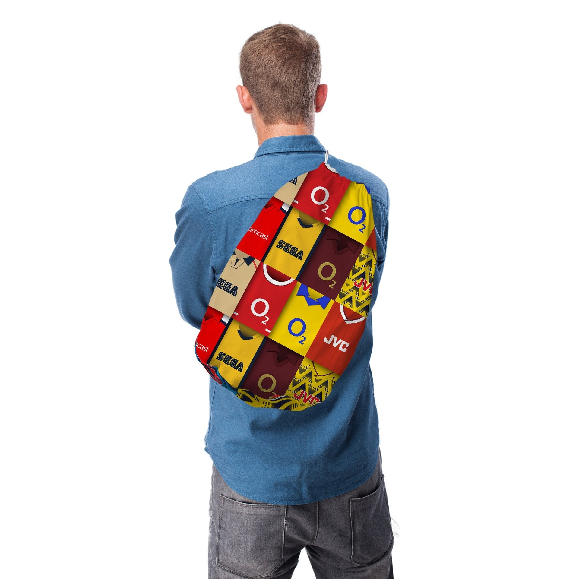 The Gooners Kit Montage - Drawstring Duffle bag