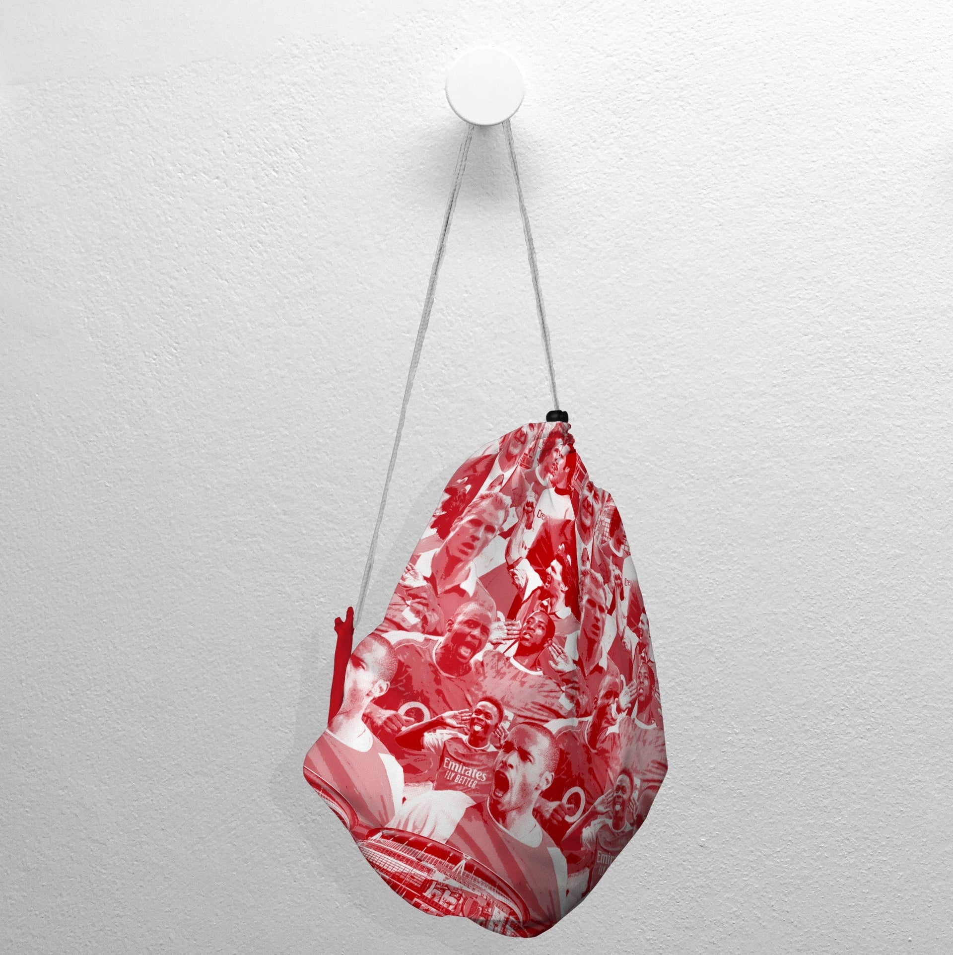 The Gooners Player Montage - Drawstring Duffle bag