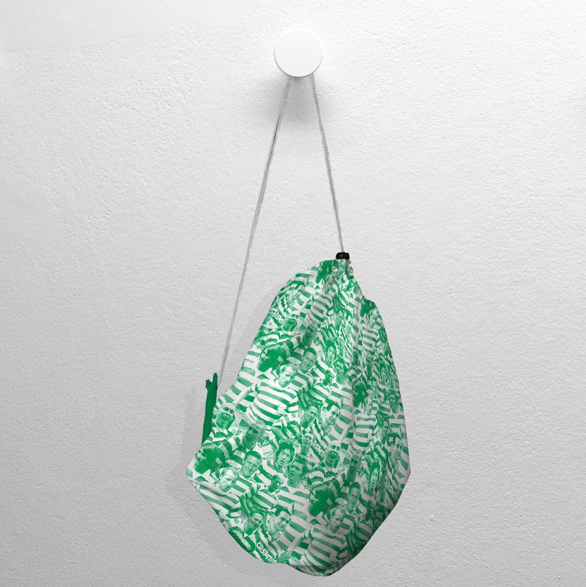 Celtic Player Montage - Drawstring Duffle bag