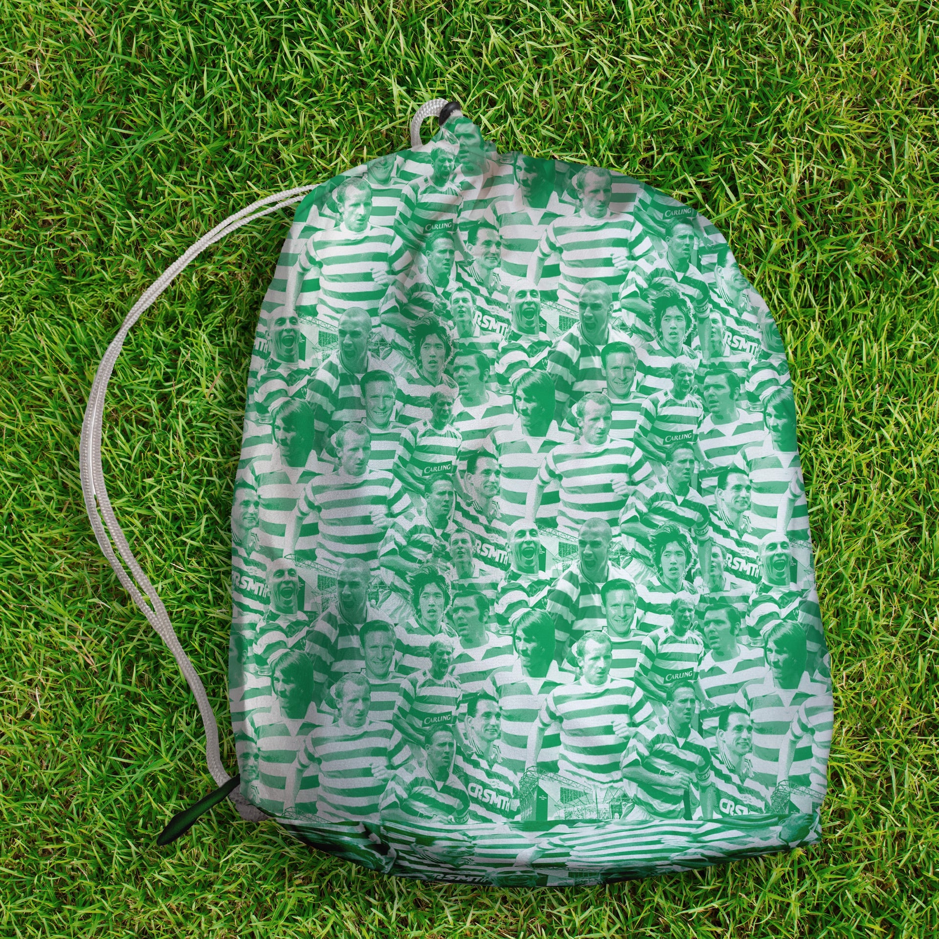 Celtic Player Montage - Drawstring Duffle bag