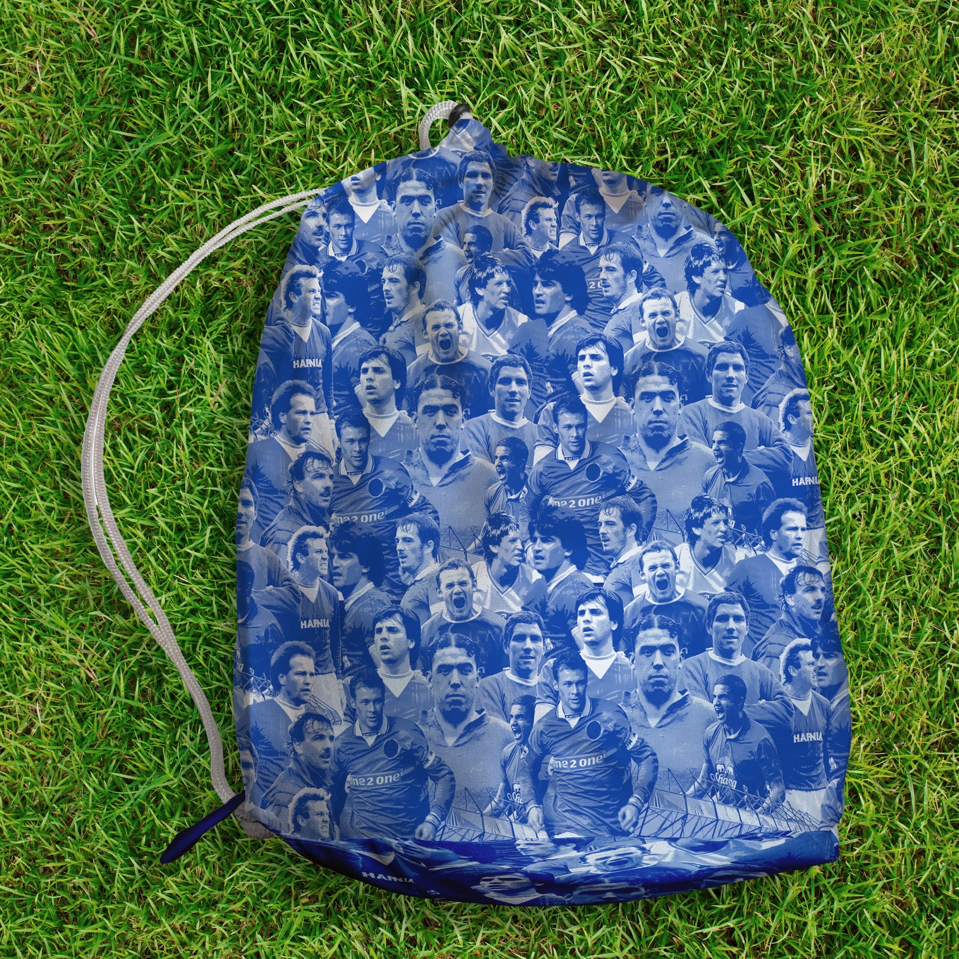 Everton Player Montage - Drawstring Duffle bag
