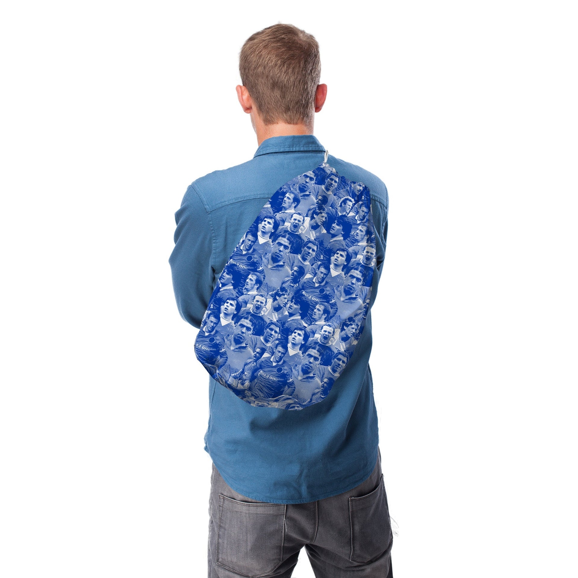 Everton Player Montage - Drawstring Duffle bag