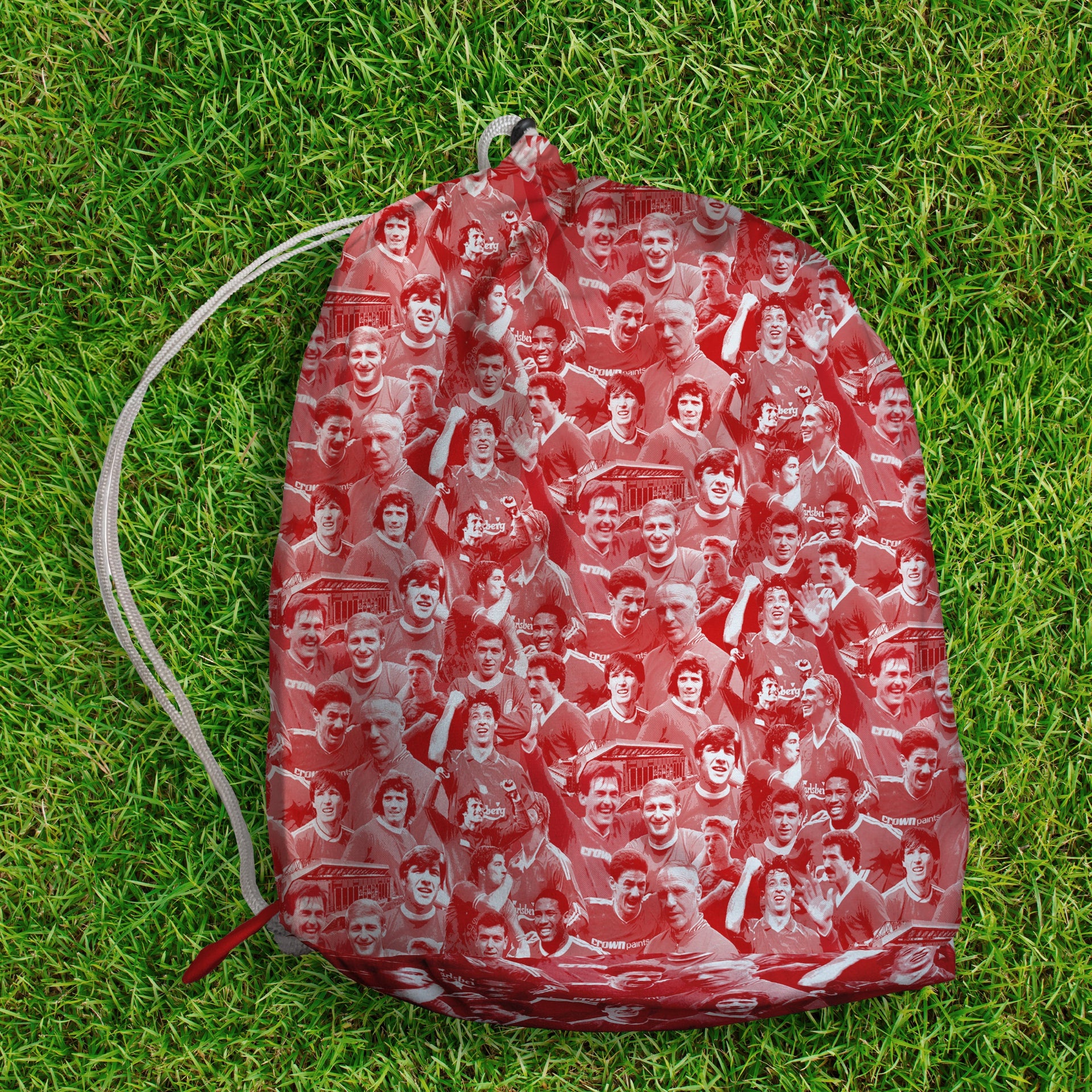 Liverpool Player Montage - Drawstring Duffle bag