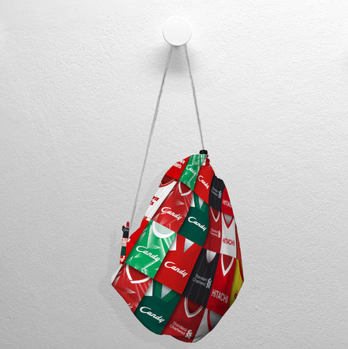 Liverpool Kit Montage - Drawstring Duffle bag