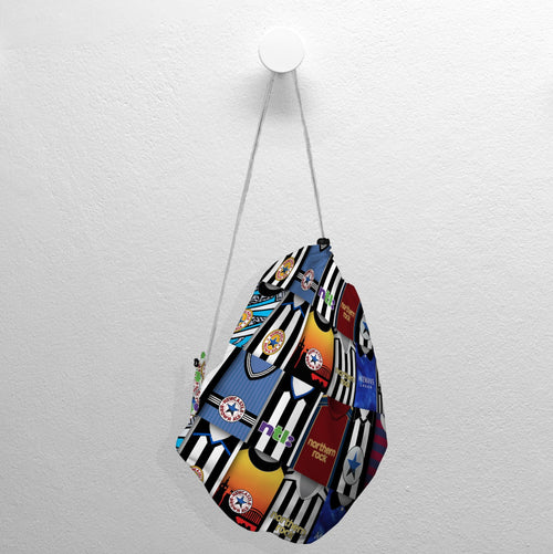 Newcastle Kit Montage - Drawstring Duffle bag