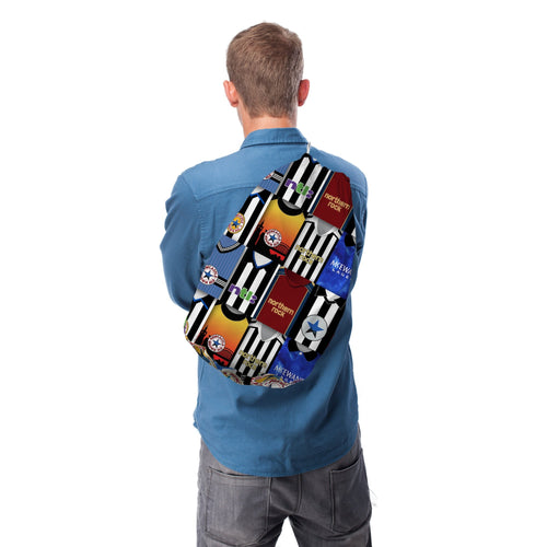 Newcastle Kit Montage - Drawstring Duffle bag