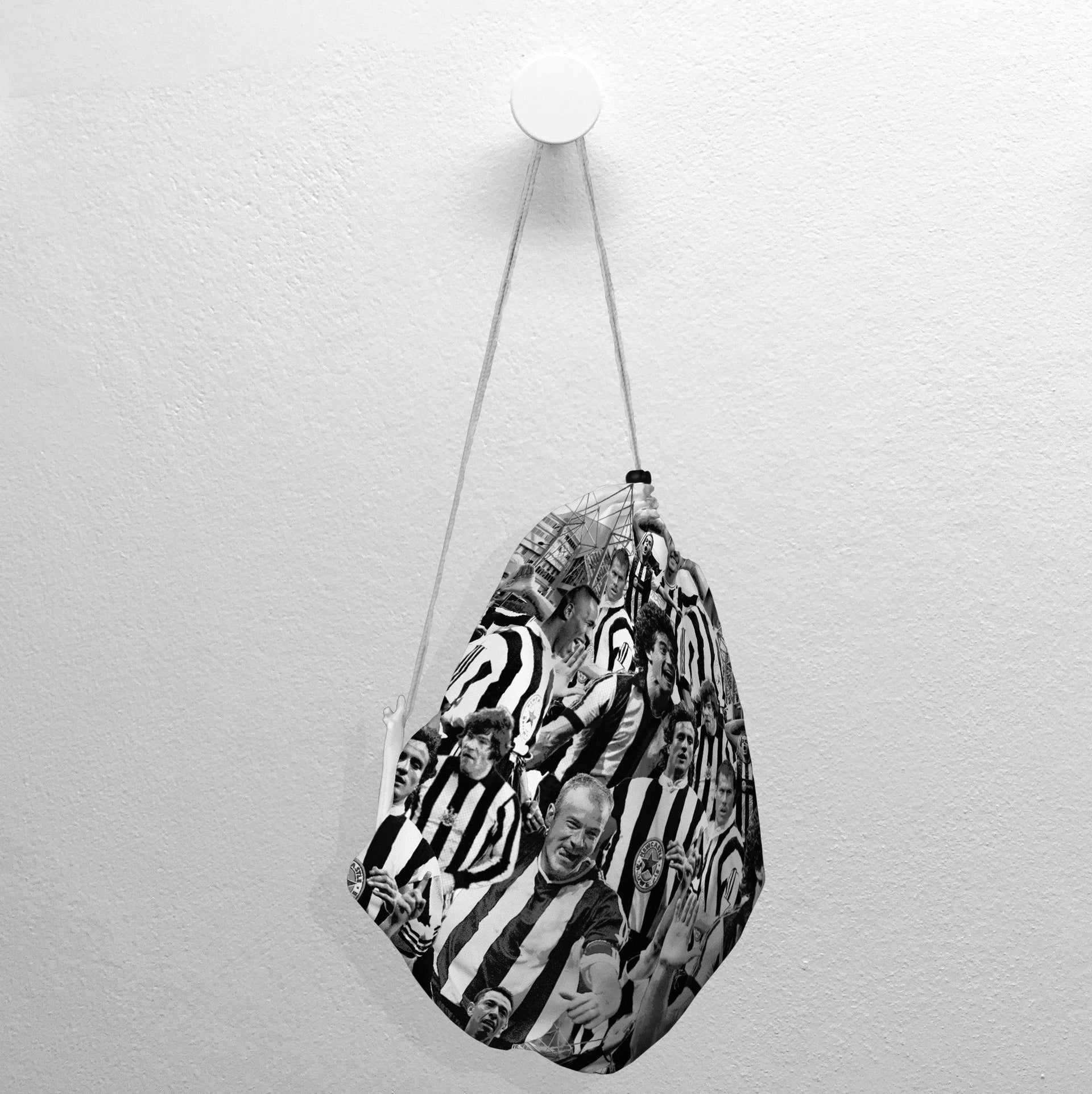Newcastle Player Montage - Drawstring Duffle bag