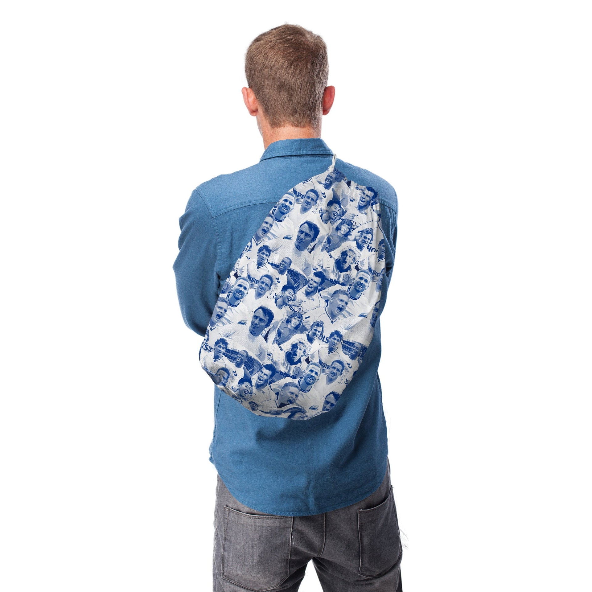 Totts Player Montage - Drawstring Duffle bag