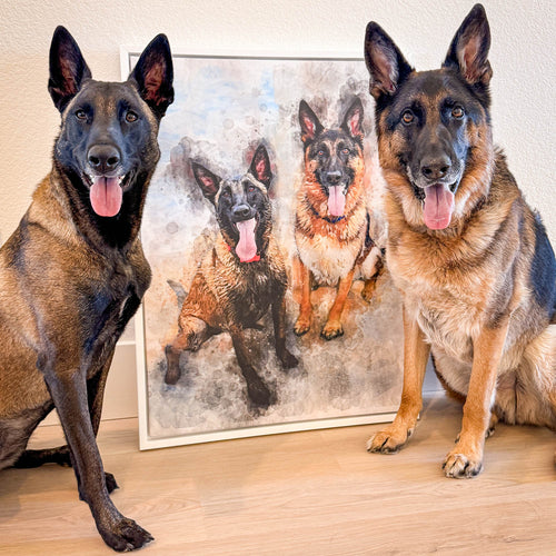 Personalised Pet Portrait - Canvas