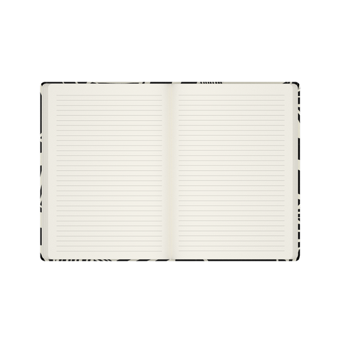 Bold Mono A5 Ruled Notebook