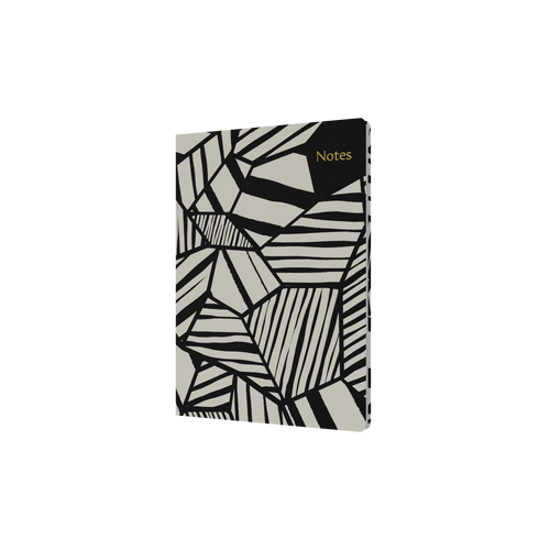 Bold Mono A5 Ruled Notebook