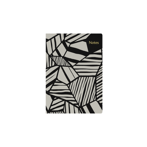 Bold Mono A5 Ruled Notebook