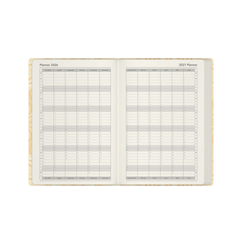 2026 - 2027 Mid Year Planner - 13 Month A5 Week-to-View Diary - Collins Debden Lavish Lux
