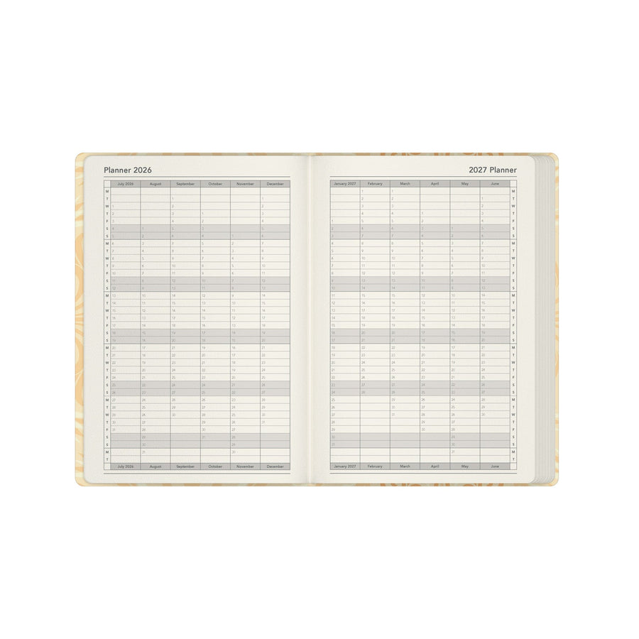 2026 - 2027 Mid Year Planner - 13 Month A5 Week-to-View Diary - Collins Debden Lavish Lux