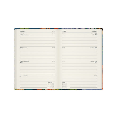 2026-2027 Mid Year Planner - 13 Month A5 Week-to-View Diary - Turtle - Collins Debden Modern Organics Range