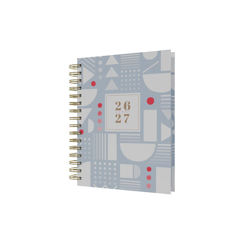 2026-2027 Mid Year Planner - 13 Month A5 Day-to-Page Diary - Hard Cover - Collins Debden Scandi Range