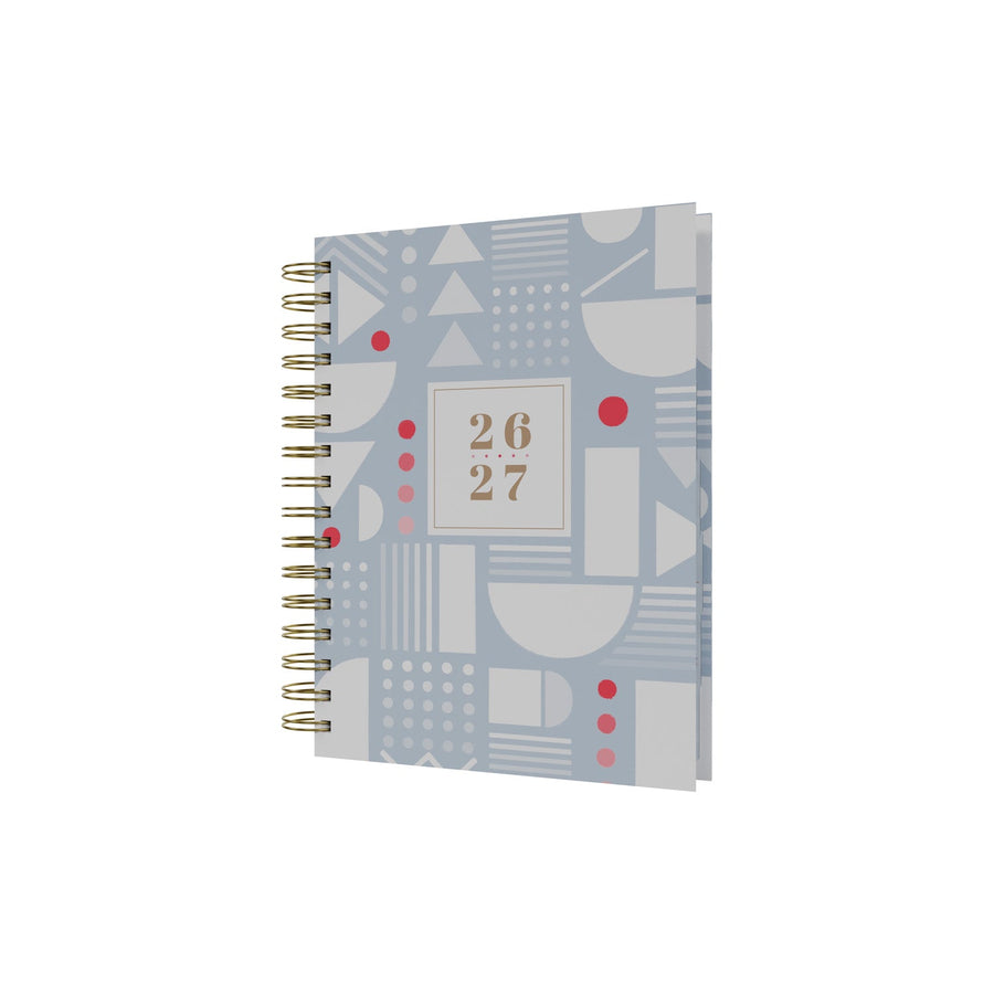 2026-2027 Mid Year Planner - 13 Month A5 Day-to-Page Diary - Hard Cover - Collins Debden Scandi Range