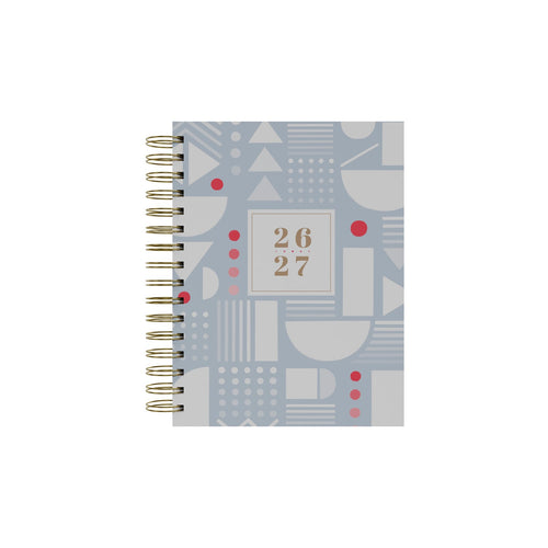 2026-2027 Mid Year Planner - 13 Month A5 Day-to-Page Diary - Hard Cover - Collins Debden Scandi Range