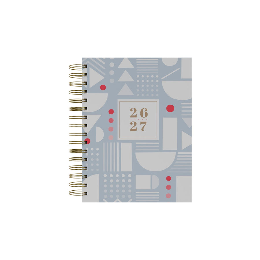 2026-2027 Mid Year Planner - 13 Month A5 Day-to-Page Diary - Hard Cover - Collins Debden Scandi Range