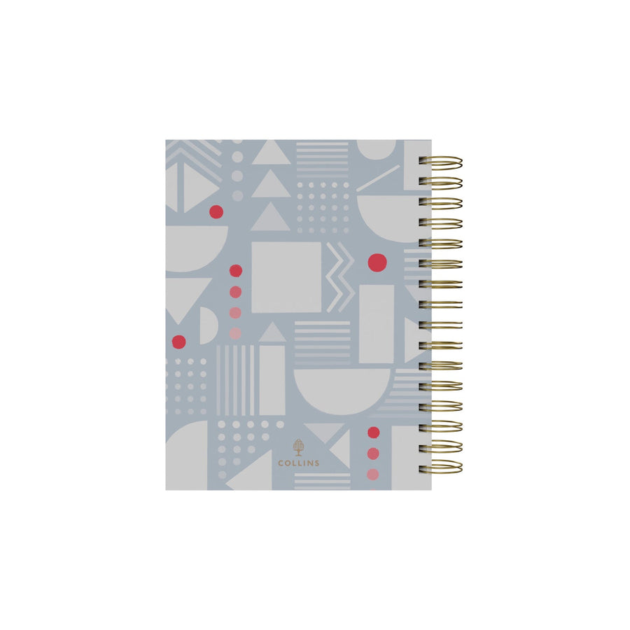 2026-2027 Mid Year Planner - 13 Month A5 Day-to-Page Diary - Hard Cover - Collins Debden Scandi Range