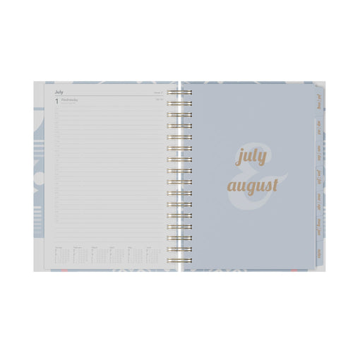 2026-2027 Mid Year Planner - 13 Month A5 Day-to-Page Diary - Hard Cover - Collins Debden Scandi Range