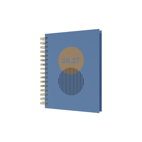 2026-2027 Mid Year Planner - 13 Month A5 Day-to-Page Diary - Hard Cover - Collins Debden Scandi Range