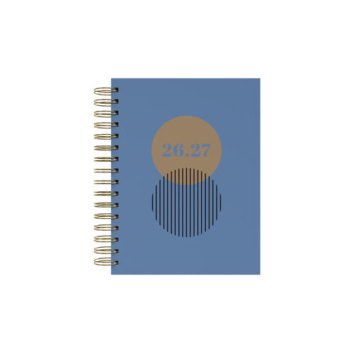 2026-2027 Mid Year Planner - 13 Month A5 Day-to-Page Diary - Hard Cover - Collins Debden Scandi Range