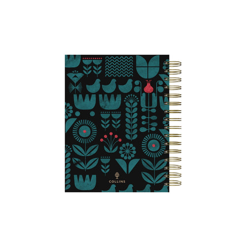 2026-2027 Mid Year Planner - 13 Month A5 Day-to-Page Diary - Hard Cover - Collins Debden Scandi Range
