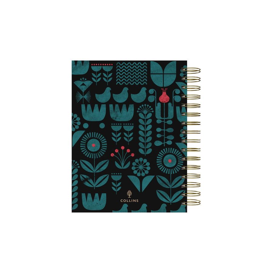 2026-2027 Mid Year Planner - 13 Month A5 Day-to-Page Diary - Hard Cover - Collins Debden Scandi Range