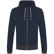 Contrast Zipped Recycled Hoodie