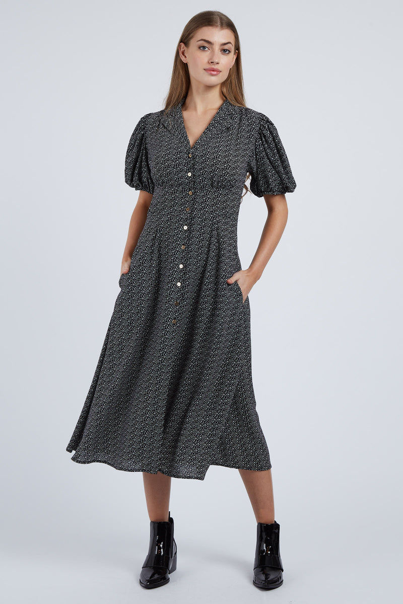 Louche Echo Galaxy Dot Midi Dress