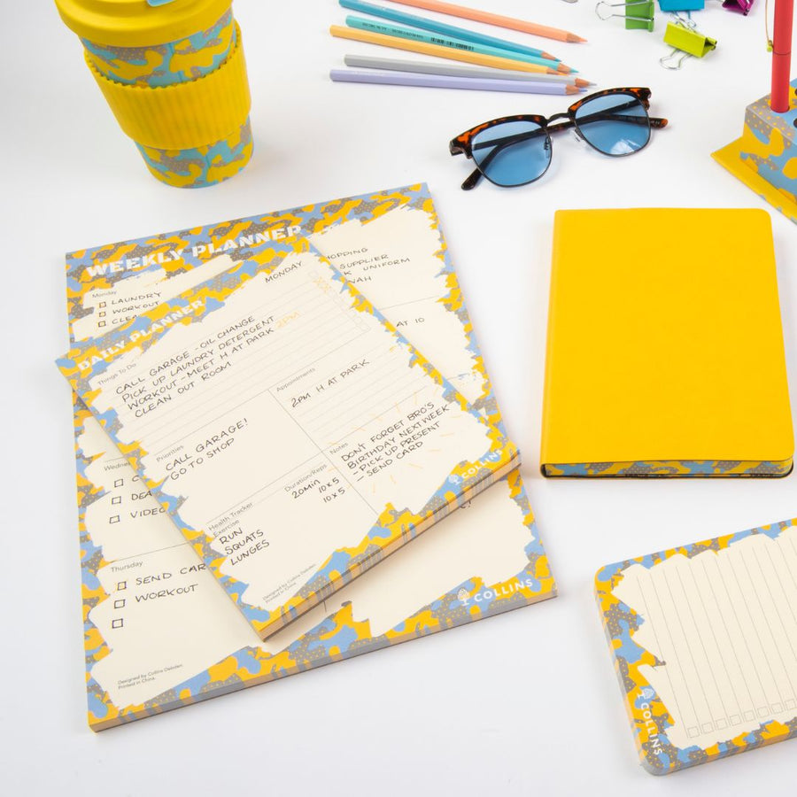 Edge Camo - A5 Daily Planner Pad - Yellow (EDCM15U1.45)