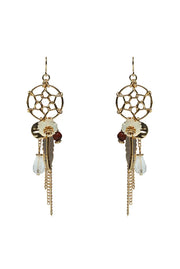 Edie Dream Catcher Flower Drop Earrings