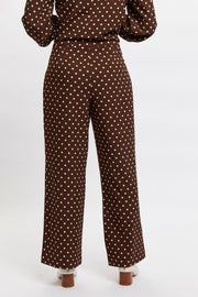 Louche Elina Pretty Woman Print Trouser