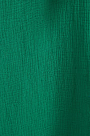 Mayanna Double Gauze Top - Green