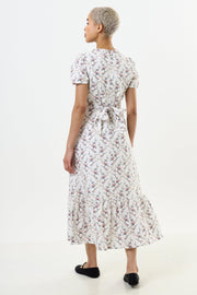 Elois Regency Print Empire Waist Midaxi Dress