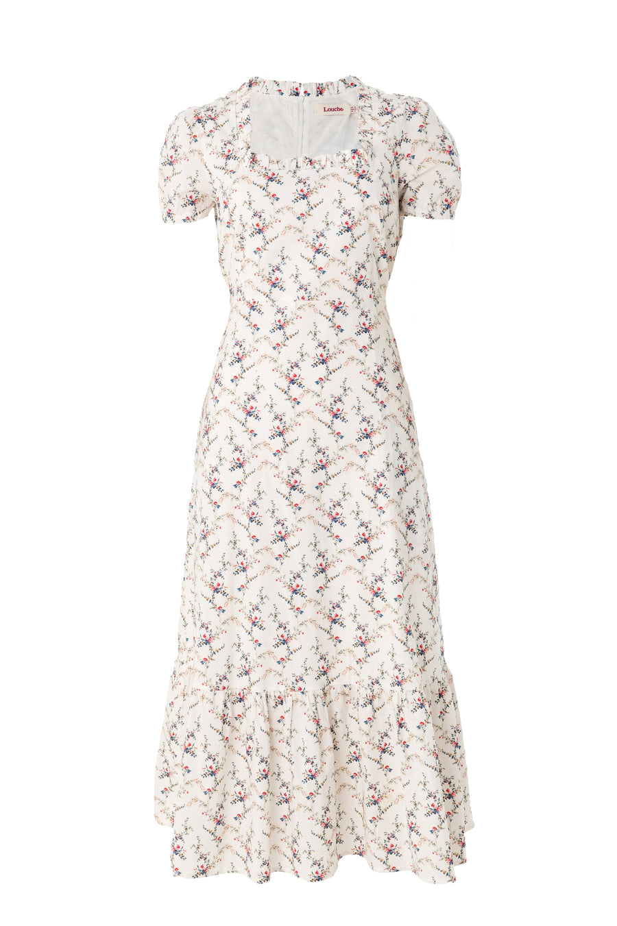 Elois Regency Print Empire Waist Midaxi Dress