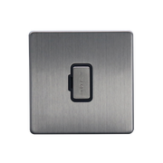 Caradok 13A Unswitched Spur Brushed Chrome