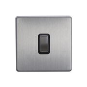 Caradok 20A DP Switch Brushed Chrome