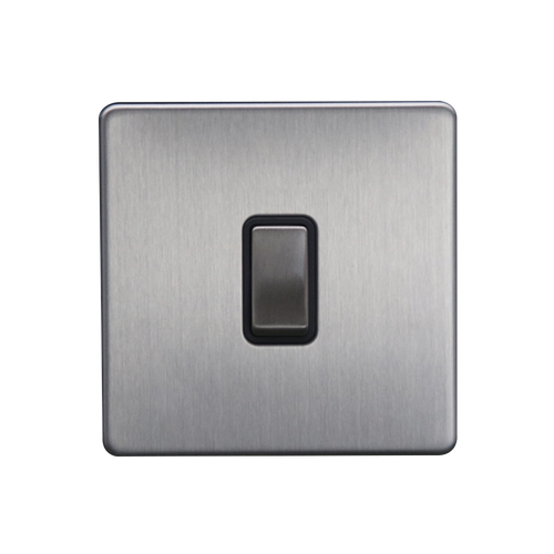 Caradok 20A DP Switch Brushed Chrome