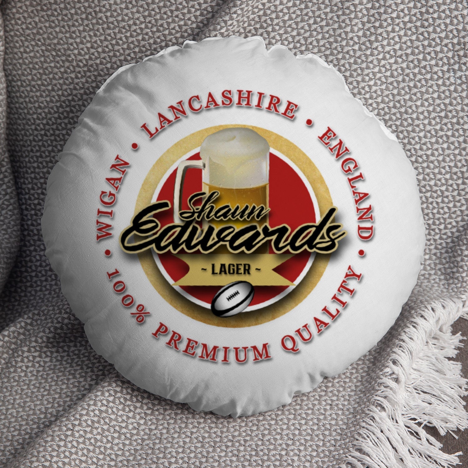 England Rugby League Edwards - Legend Collection - Circle Cushion 14"