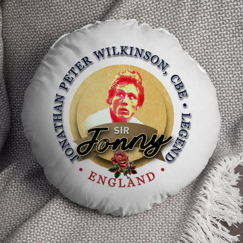 England Rugby Union Jonny  - Legend Collection - Circle Cushion 14"