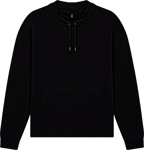 Organic Mock Neck Sweatshirt: Unisex
