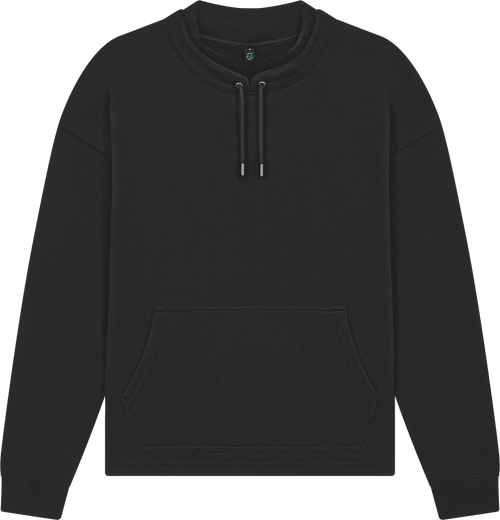 Organic Mock Neck Sweatshirt: Unisex