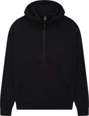 Organic Half Zip Hoodie: Womens