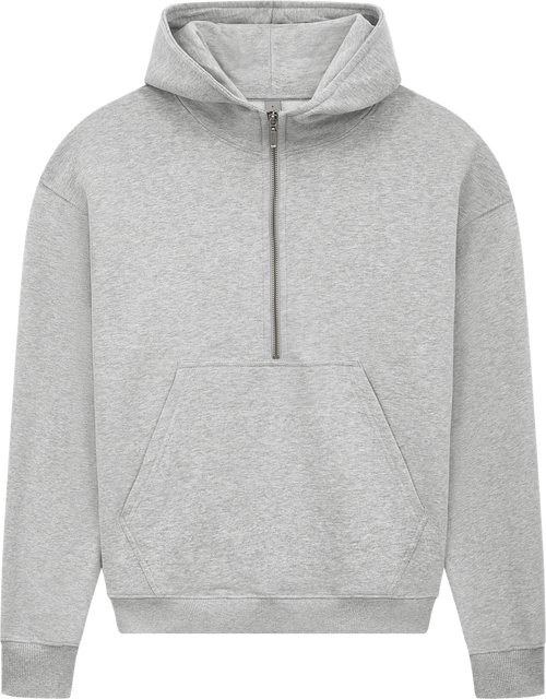 Organic Half Zip Hoodie: Womens