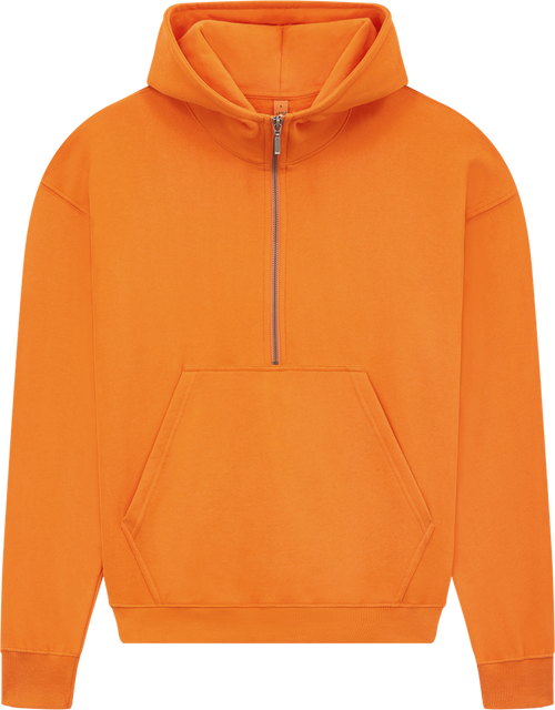Organic Half Zip Hoodie: Womens